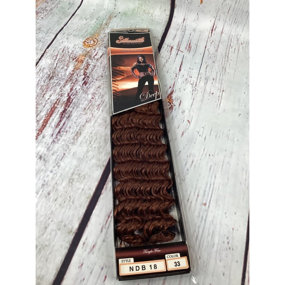 #33 Auburn 18” 100% Human Hair Deep Bulk Micro Braid Braiding Hair